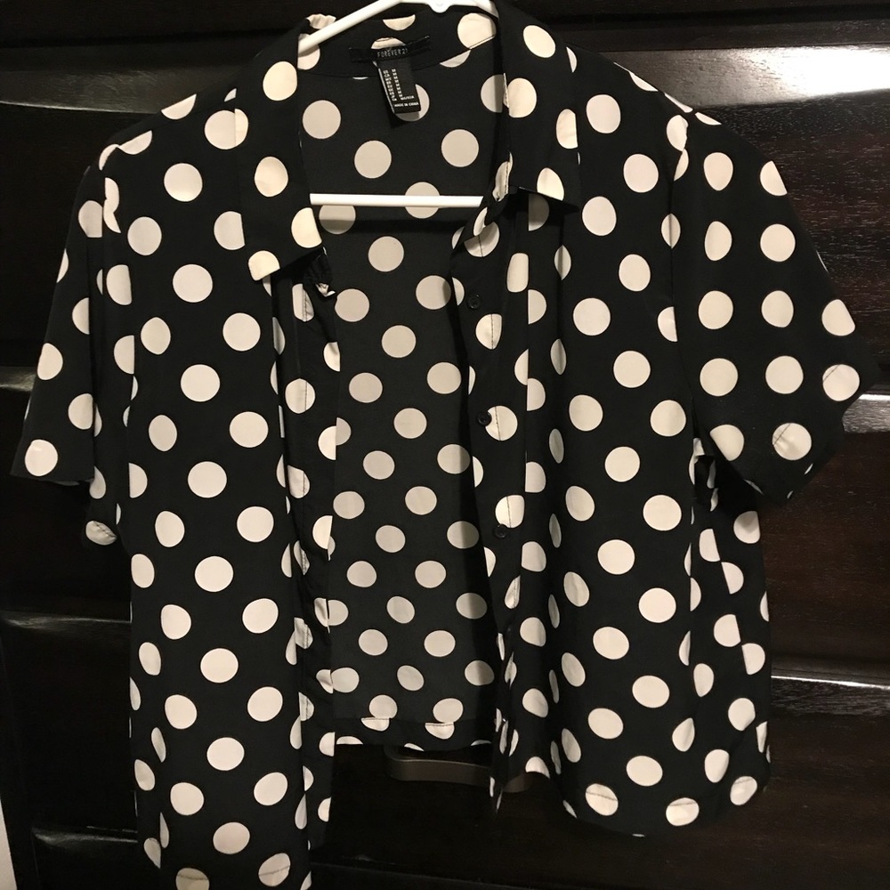 Polka dot shirt